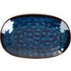 Talíř oválný Casper tmavě modrý 16x25 cm