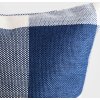 Povlak na polštář Severina v modré kostce 45x45 cm