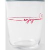 Sklenice LOVELY LIFE s nápisem 0,3 l