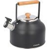 Konvice HANS černá s dřevěnou rukojetí 3 l