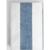 Ručník Lawena v bílých a modrých pruzích 100x150 cm