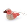 Plstěný závěsný ptáček koralovy