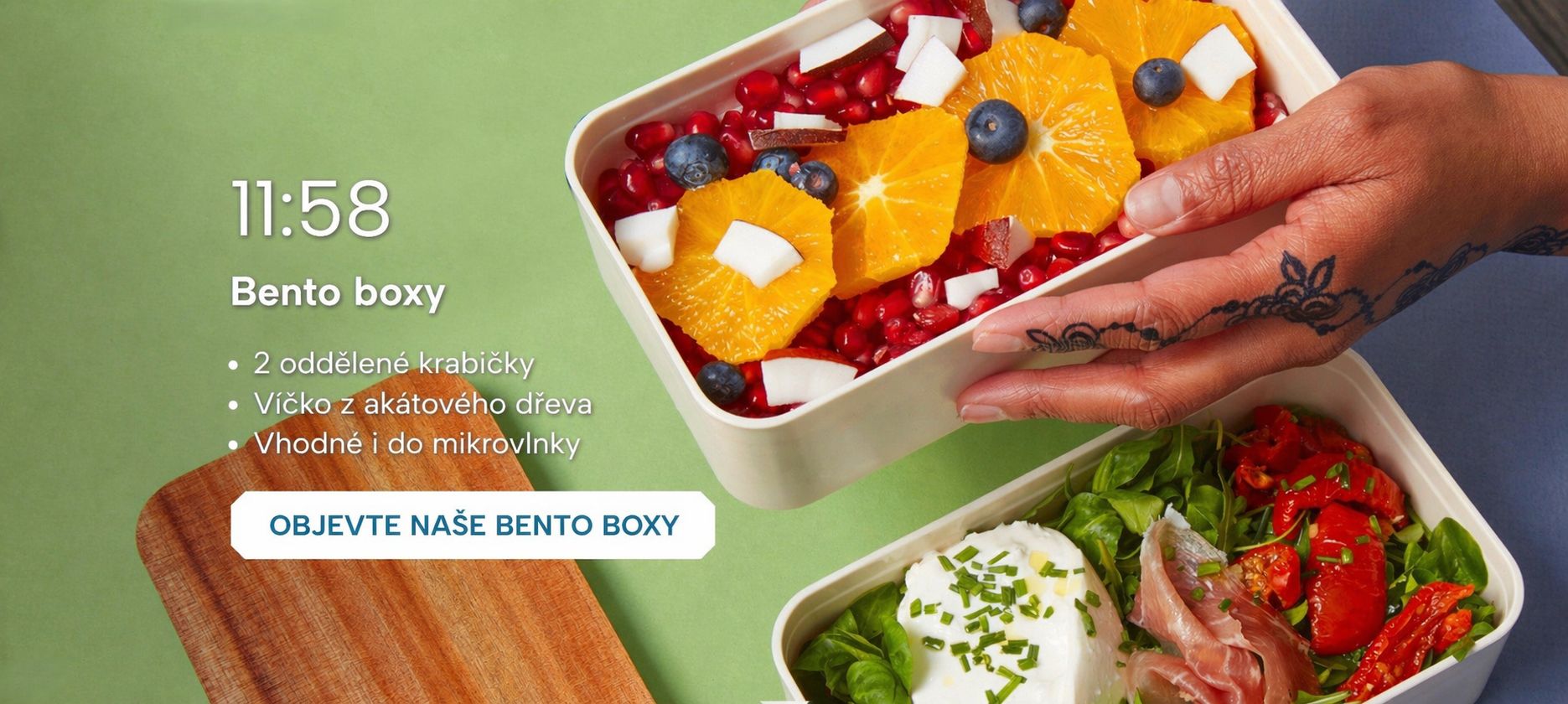 Akinod svačinové bento boxy