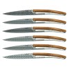 1319 sada steakovych nozu deejo mirror geometry olive wood 6ks