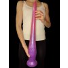 Cone plug long pink purple front