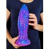 Thanos fantasy dildo 25x8 cm purple blue side