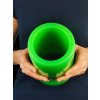 Tunnel plug 15x13 cm green side top