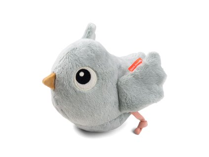 Mazlivá hračka tumbler Birdee - modrá