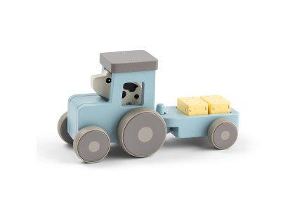Malý zemědělský traktor Tiny Farm - modrý