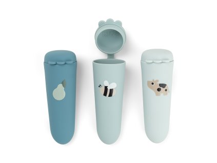 Silikonové formičky 3ks Dotti - modré