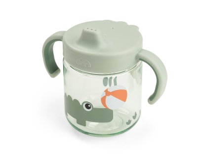 Dětský hrneček s pítkem Playground - zelený