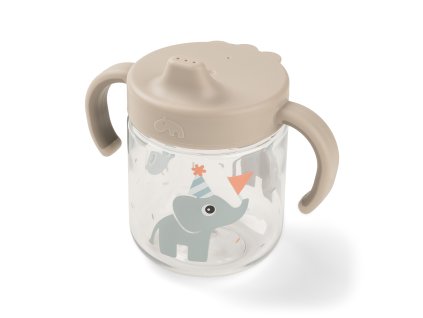 Dětský hrneček s pítkem Celebration - pískový