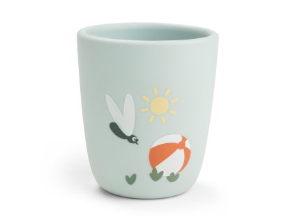 Silikonový mini hrneček Playground - modrý