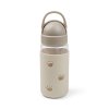 Easy-grip láhev s brčkem Elphee - písková