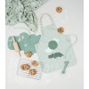 Baking kids apron green 01075 hrs