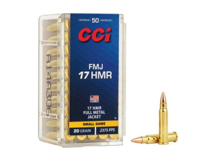 17HMR CCI FMJ 20gr 1,30g FMJ 0055 a s