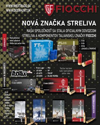 🔥 NOVÁ ZNAČKA STRELIVA V NAŠEJ PONUKE! 🔥 S radosťou vám oznamujeme, že sme sa stali oficiálnym dovozcom talianskej značky...