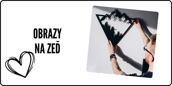 Kovové obrazy na zeď