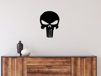 Kovová dekorace Punisher
