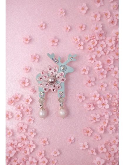 BŘEZNOVÁ LIMITKA Jelení mini brož