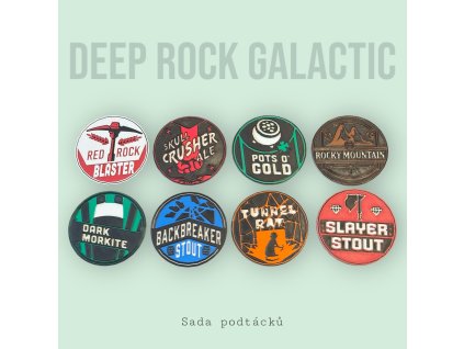 Deep Rock Galactic sada podtácků 1