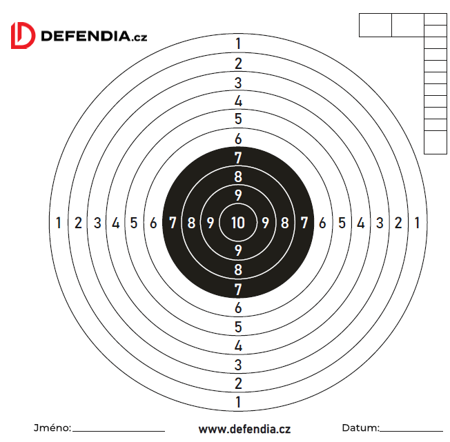 Střelecké drilly a terče ke stažení zdarma