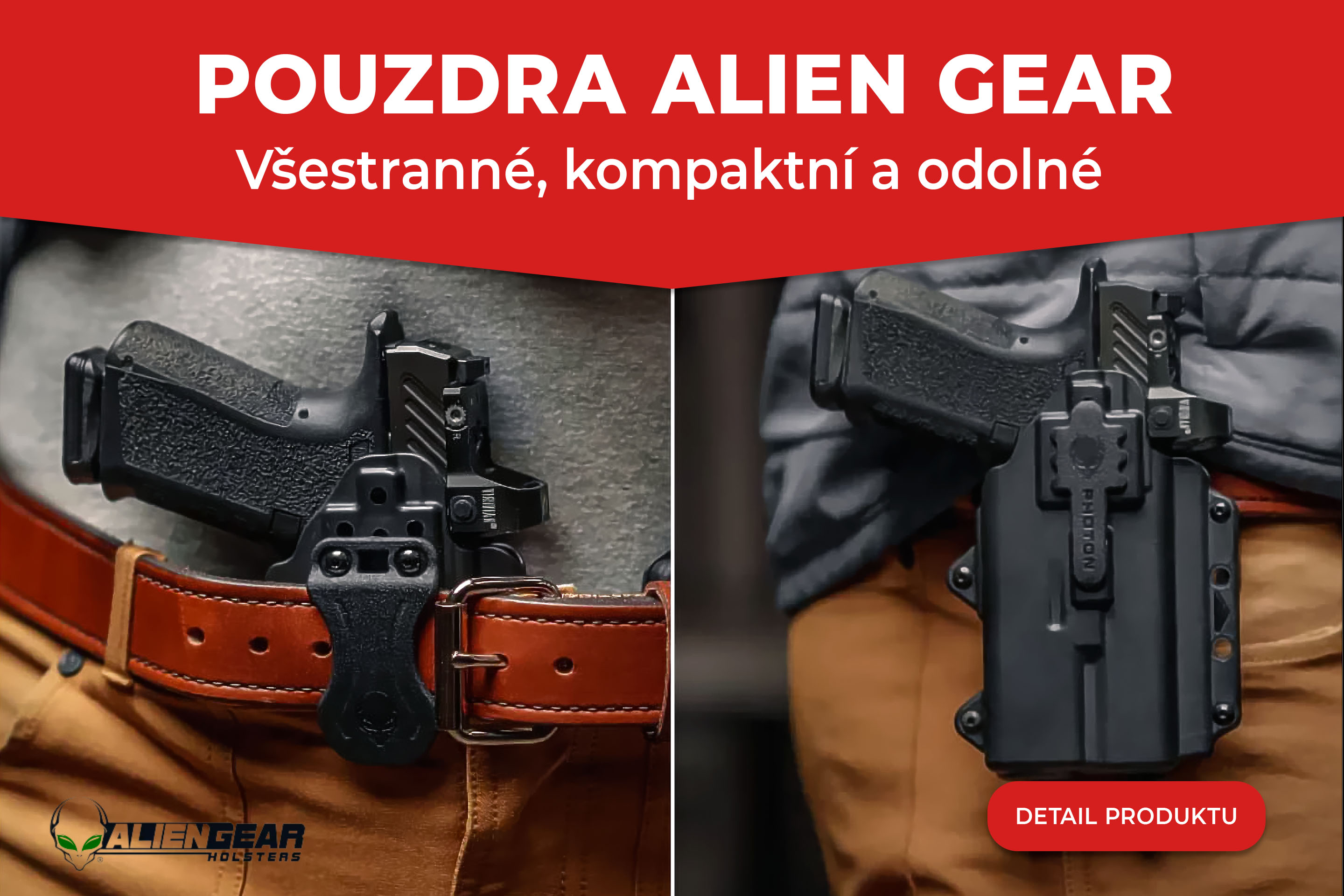 Pouzdra Alien Gear