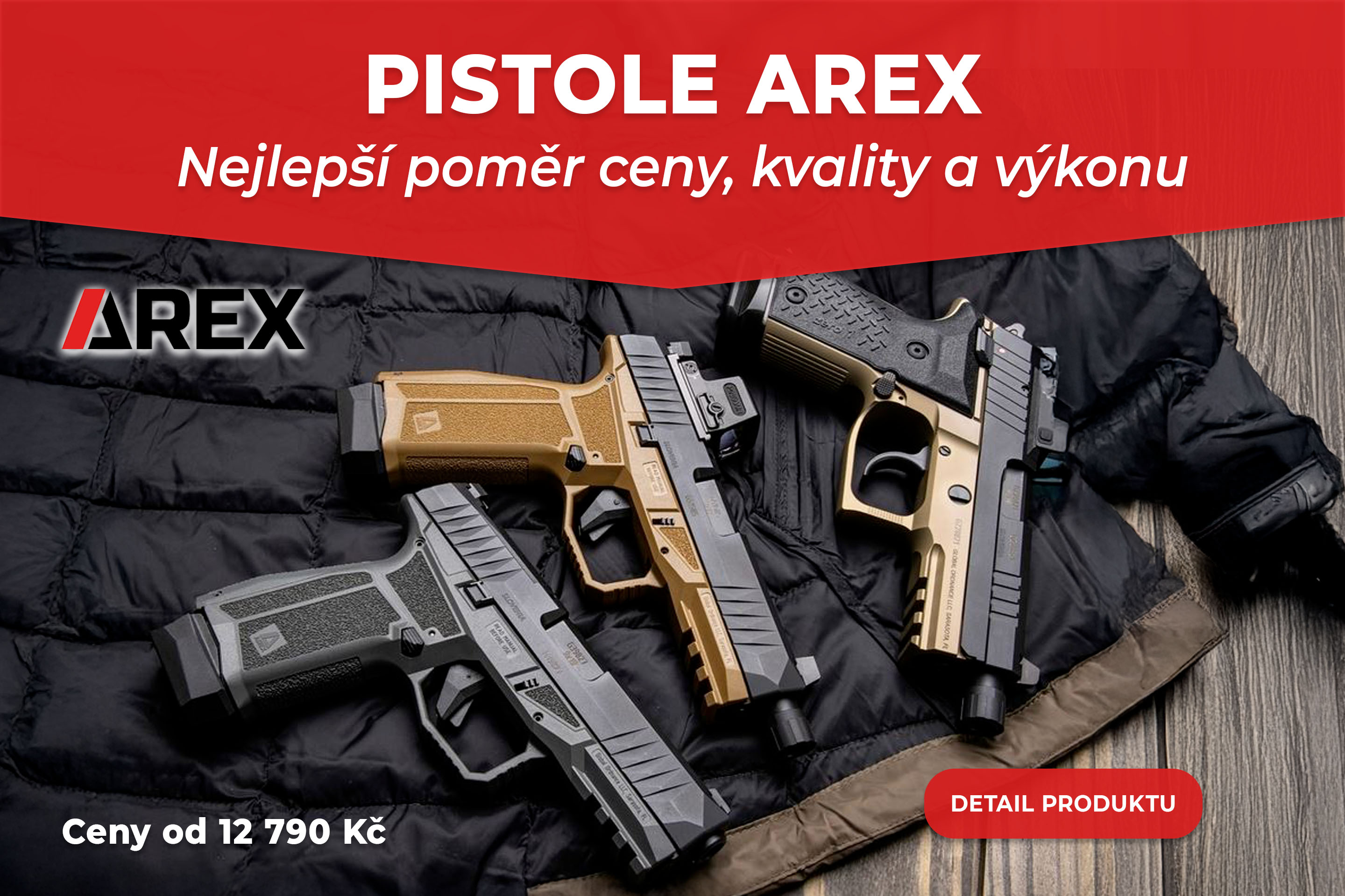 Pistole AREX | Defendia.cz