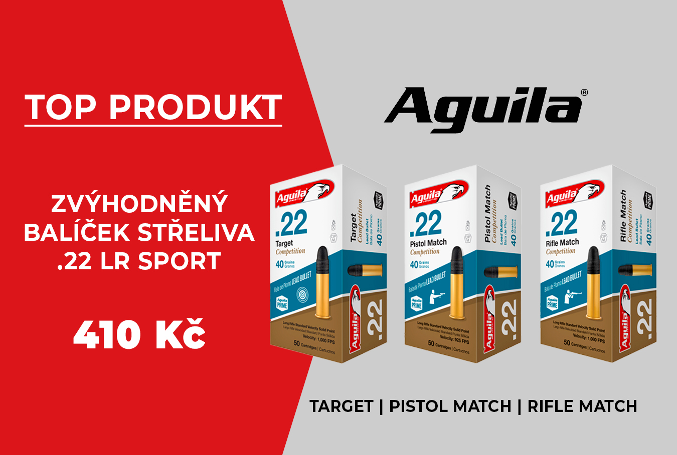 Balíček střeliva .22LR SPORT | Defendia.cz