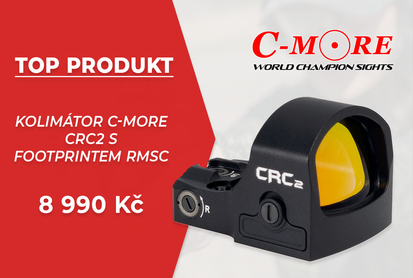 Kolimátor C-MORE CRC2 4 MOA | Defendia.cz