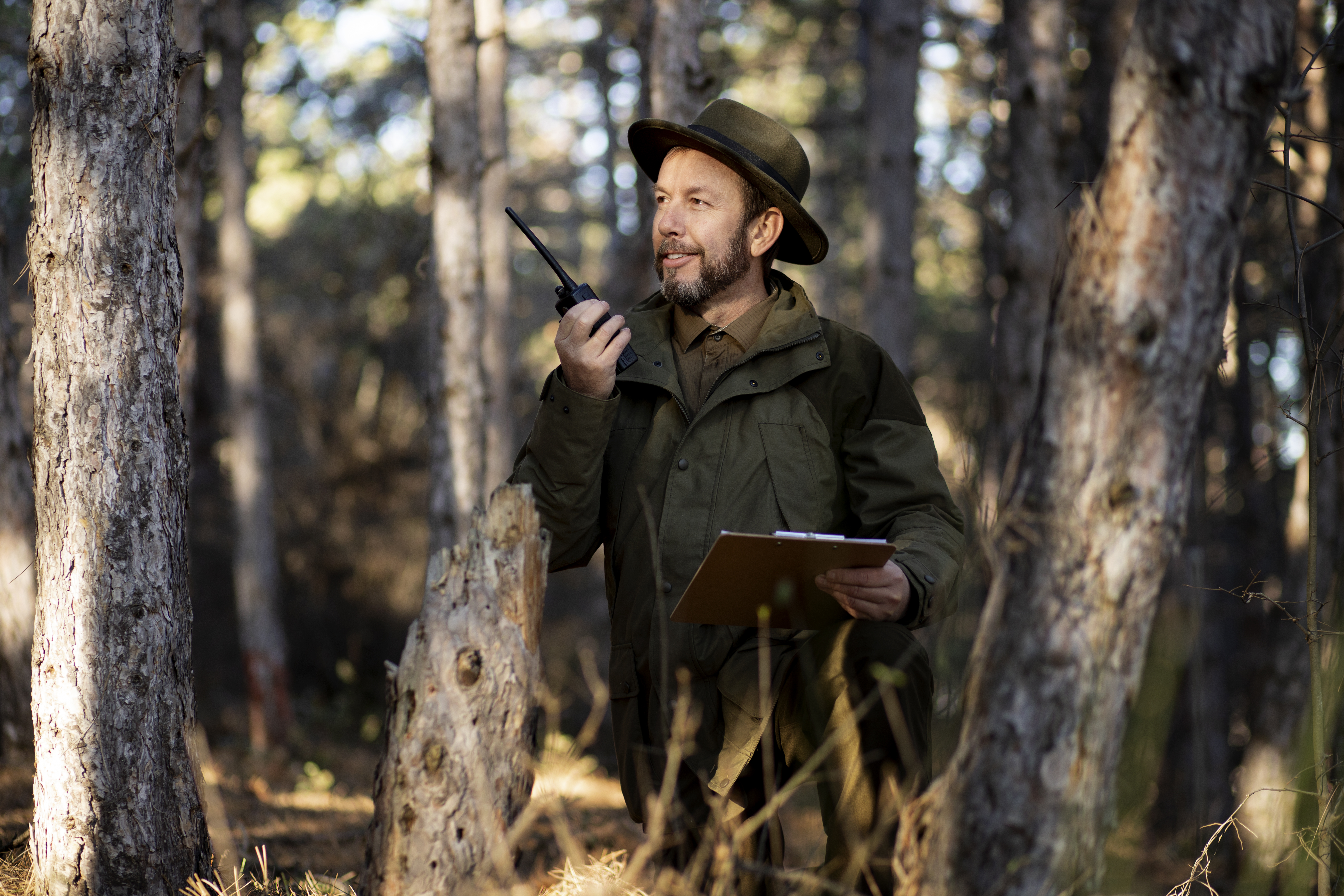 close-up-park-ranger-woods