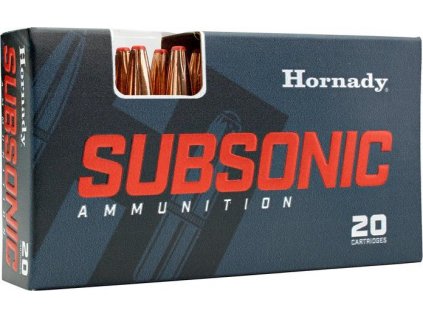 strelivo hornady subsonic 300 aac blackout 190gr 12 3g sub x 20ks 01