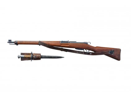 opakovaci puska schmidt rubin k31 7 5x55 swiss komplet s bajonetem 01