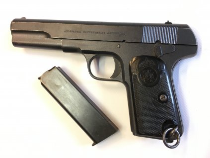Pistole samonabíjecí Husqvarna M 1907, 9 mm Browning Long