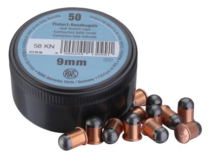 flobertove naboje rws 9mm kulicka 50ks