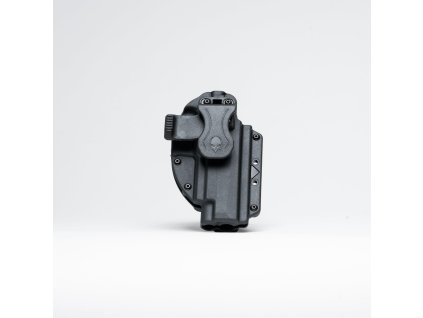 Close up of Photon Holster retention shell with adjustable tension screws