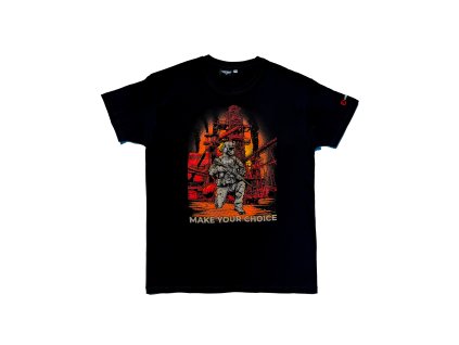 tricko defendia cz make your choice unisex 200g 100 bavlna cerne 00