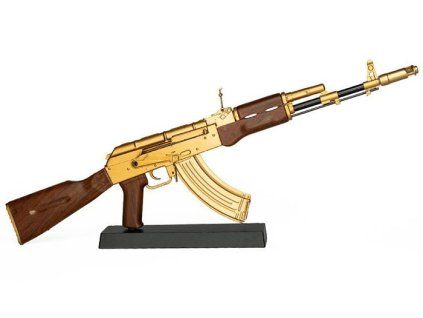 miniature goatguns mini ak47 gold 1