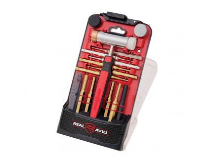 Sada průbojníků Real Avid Accu-Punch Hammer & Pin Punch set - mosazné