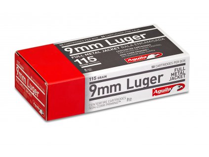 Střelivo Aguila 9x19 mm Luger FMJ 115gr