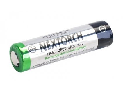 dobijeci baterie 18650 2600 mah nextorch