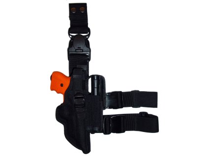 Taktické pouzdro JPX Cordura s kapsou, pravostranné