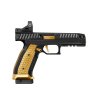pistole laugo arms alien creator black gold limited edition 9mm luger 15