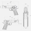 pistole bul 1911 government 9 mm luger stainless steel 06
