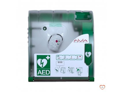 AED venkovní skříňka s alarmem AIVIA 200 OUTDOOR (s trafem)