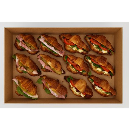 Box mini croissantů CLASSIC - 12ks