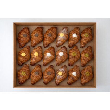 Box mini croissantů SLADKÝ - 15ks