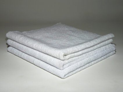Bezokrajové mikrovlákno s nízkým vlasem - WHITE EDGELESS MICROFIBER (Balení - výhodnější 3 kusy)