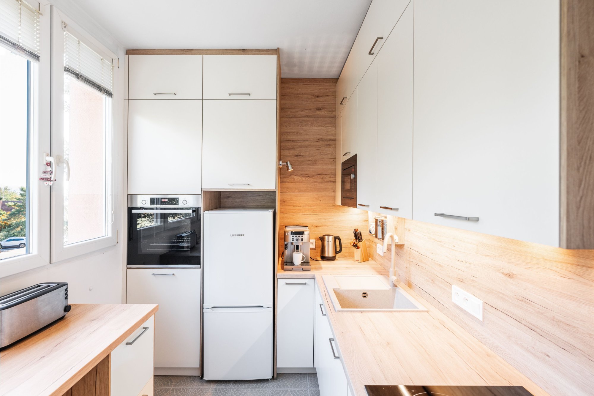 Návrh a realizace kuchyně a interiéru v Brně na Lesné II