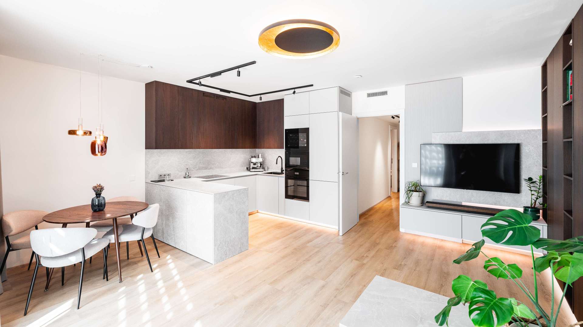 Realizace kuchyně i interiéru v bytě v Rezidnce Diorit v Brně